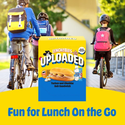 Lunchables Uploaded Turkey and Cheddar Sub Sandwich Meal Kit Box - 15 Oz - Image 3