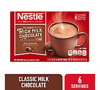 Nestle Hot Cocoa Mix Rich Milk Chocolate Flavor 6 Count - 4.27 Oz