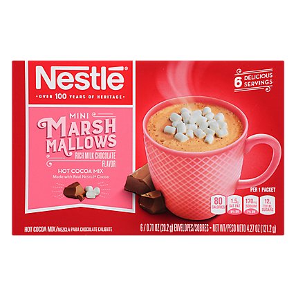 Nestle Cocoa Mix Hot Rich Milk Chocolate Flavor Mini Marshmallows - 6-0.71 Oz - Image 1