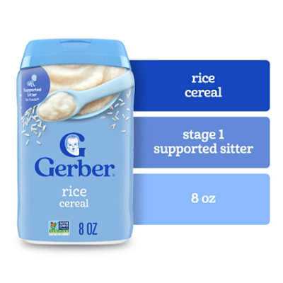 Gerber 1st Foods Rice Baby Cereal Canister - 8 Oz