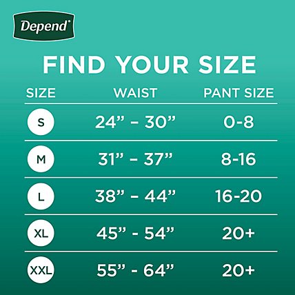 Depend FIT FLEX Womens Adult Incontinence Underwear Maximum Absorbency Extra Large - 15 Count - Image 3