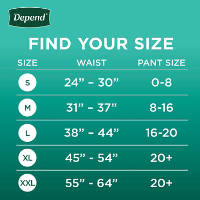 Depend Fresh Protection Adult Extra-Large Blush Absorbency Incontinence Underwear - 15 Count - Image 2