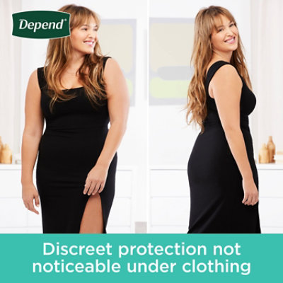 Depend Fresh Protection Adult Extra-Large Blush Absorbency Incontinence Underwear - 15 Count - Image 6