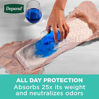 Depend Fresh Protection Adult Extra-Large Blush Absorbency Incontinence Underwear - 15 Count - Image 3