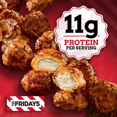 TGI Fridays Honey BBQ Boneless Chicken Bites Frozen Snacks - 15 Oz - Image 4