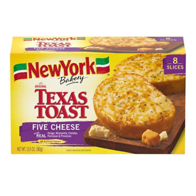 New York Bakery Texas Toast Five Cheese 8 Count - 13.5 Oz - Image 2