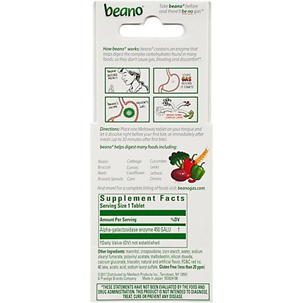 beano Meltaways Food Enzymes Strawberry - 15 Count - Image 5