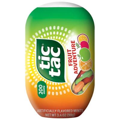 Tic Tac Fruit Adventure Mints On-The-Go Refreshment Bottle Pack - 3.4 Oz - Image 1