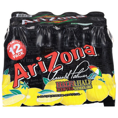 AriZona Arnold Palmer Half & Half Iced Tea Lemonade LITE - 12-16 Fl. Oz. - Image 2