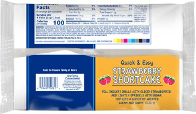 Tastykake Dessert Shells Yellow Sponge Cake Dessert Cups - 6 Count - Image 5