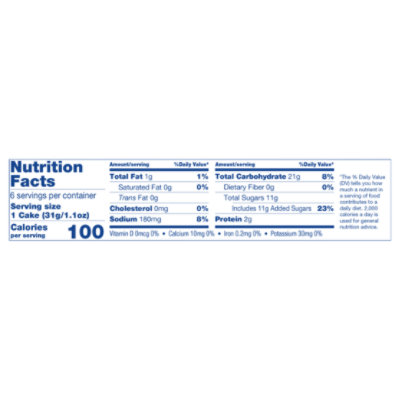 Tastykake Dessert Shells Yellow Sponge Cake Dessert Cups - 6 Count - Image 3