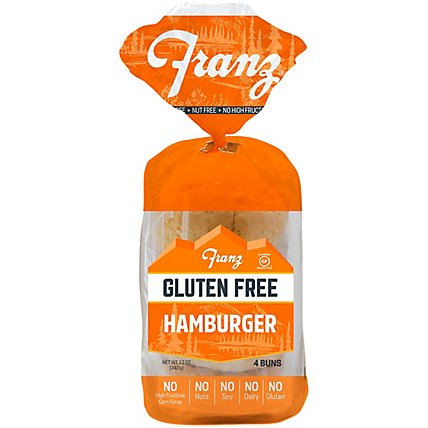 Franz Hamburger Buns Gluten Free 4 Count - 12 Oz - Image 2