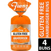 Franz Hamburger Buns Gluten Free 4 Count - 12 Oz - Image 1