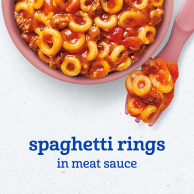 Gerber Mealtime Spaghetti Rings in Meat Sauce Toddler Food Tray - 6 Oz - Image 3