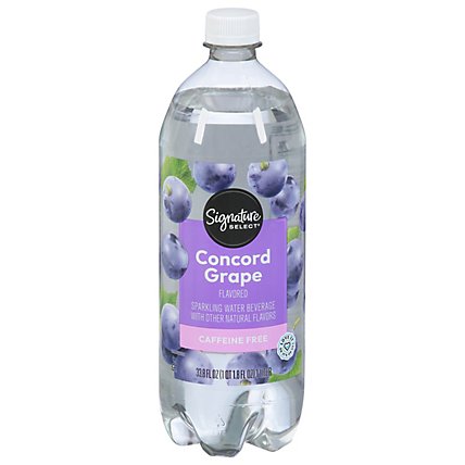 Signature SELECT Water Sparkling Concord Grape - 1 Liter - Image 2