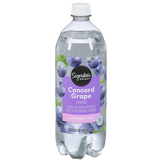 Signature SELECT Water Sparkling Concord Grape - 1 Liter
