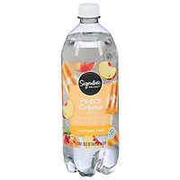 Signature SELECT Water Sparkling Peach Creme - 1 Liter - Image 1