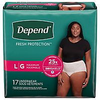 Depend FIT-FLEX Adult Incontinence Underwear for Women - 17 Count - Image 5