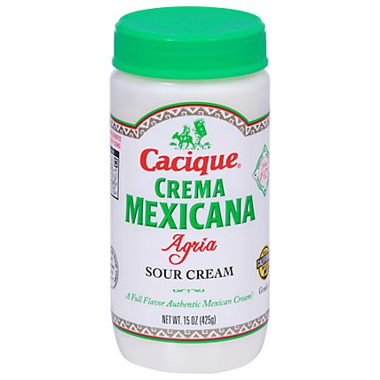 Cacique Crema Agria Mexicana - 15 Oz - Image 2