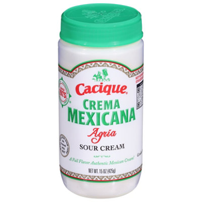 Cacique Crema Agria Mexicana - 15 Oz - Image 1