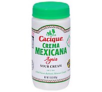 Cacique Crema Agria Mexicana - 15 Oz