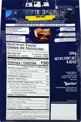 Loacker Quadratini Cookies Wafer Bite Size Chocolate - 8.82 Oz - Image 6