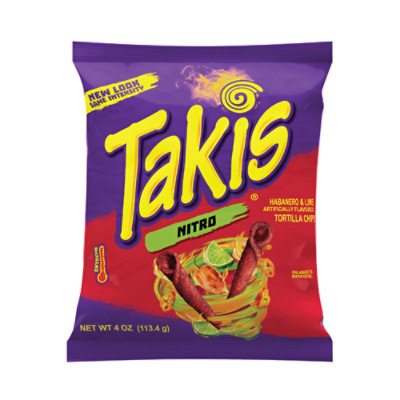 Takis Nitro Habanero & Lime Rolled Tortilla Chips - 4 Oz - Tom Thumb