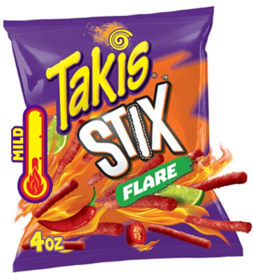 Takis Stix Flare Chili Pepper & Lime Corn Chips - 4 Oz - Image 1