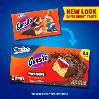 Marinela Gansito Strawberry and Creme Filled Snack Cakes - 76 Oz - Image 4