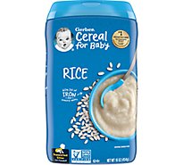 Gerber 1st Foods Rice Baby Cereal Canister - 16 Oz