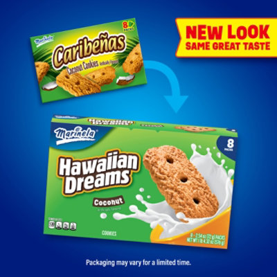 Marinela Caribeñas Coconut Cookies 8 Packs - 20.1 Oz - Image 4