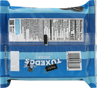 Signature Select Cookies Sandwich Tuxedos Chocolate - 14.3 Oz - Image 5