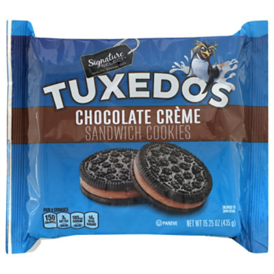  Signature SELECT Cookies Sandwich Tuxedos Chocolate Creme - 15.25 Oz 