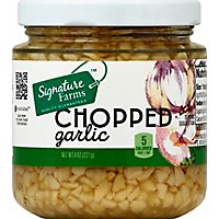 Signature Farms Chopped Garlic - 8 Oz - Image 2