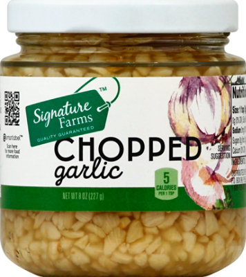 Signature Farms Chopped Garlic - 8 Oz - Image 2