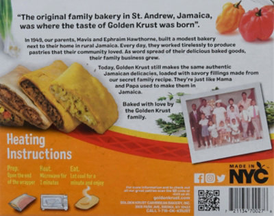 Golden Krust Chicken Patty Turnover - 5 Oz - Image 5