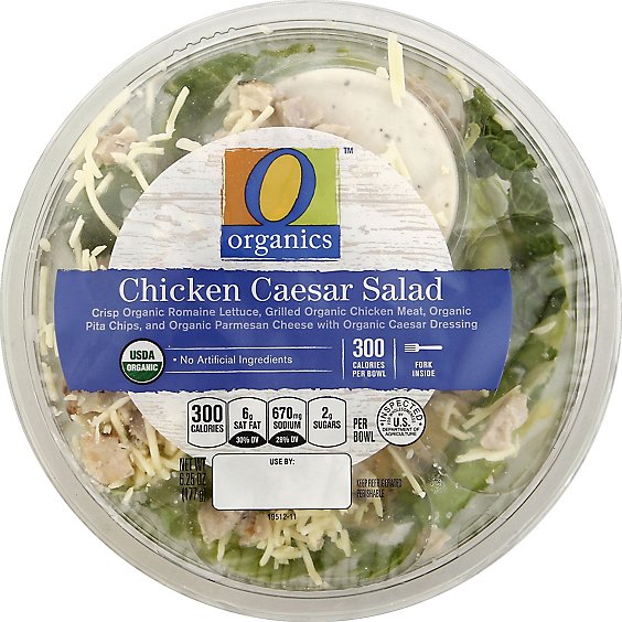O Organics Organic Bowl Chicken Caesar Bowl - 6.25 Oz