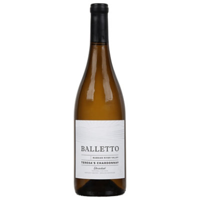 Balletto Unoaked Chardonnay Wine - 750 Ml - Image 1