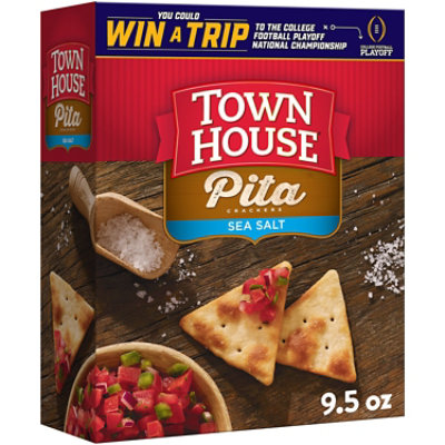 Town House Pita Crackers Ready To Dip Snacks Sea Salt 9 5 Oz Safeway   960086140 C1N1