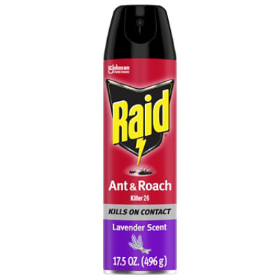 Raid Lavender Scent Ant And Roach Killer Insecticide Aerosol Spray - 17.5 Oz - Image 2