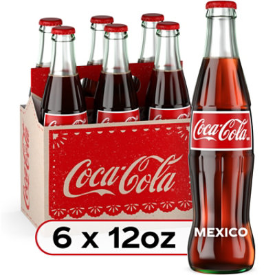 Coca-Cola Soda Pop Hecho En Mexico - 6-12 Fl. Oz.