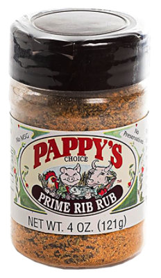 Pappys Choice Seasoning Prime Rib Rub - 4 Oz