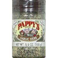 Pappys Choice Garlic Herbe Seasoning - 5.5 Oz - Image 1