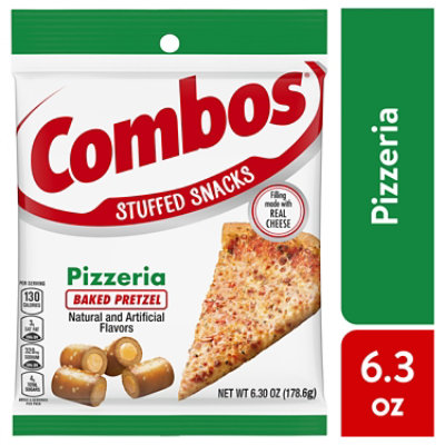 Combos Pizzeria Pretzel Baked Snacks Bag 6.3 Oz - Image 1