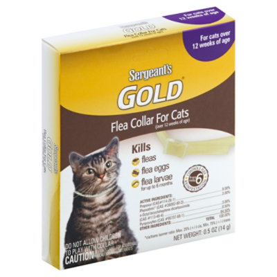 Sergeants cat deals flea collar