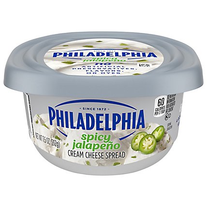 Philadelphia Spicy Jalapeno Cream Cheese Spread Tub - 7.5 Oz - Image 2