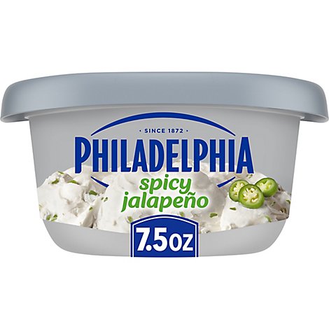Philadelphia Cream Cheese Spread Spicy Jalapeno - 8 Oz