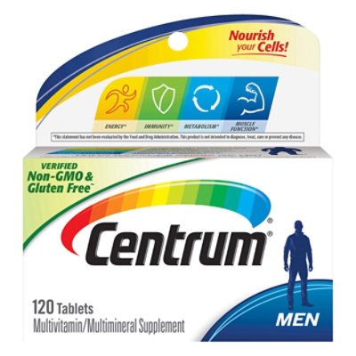Centrum Multivitamin/Multimineral Tablets Men - 120 Count - Image 3