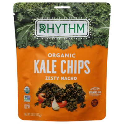 Rhythm Superfoods Kale Chips Zesty Nacho - 2 Oz - Image 2