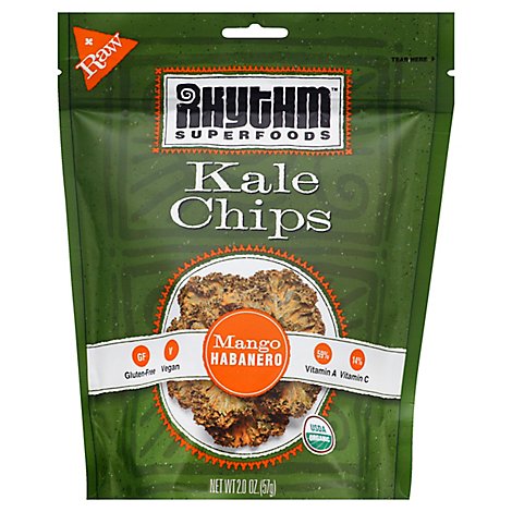 Rhythm Kale Chips Mango Habanero Organic - 2 Oz